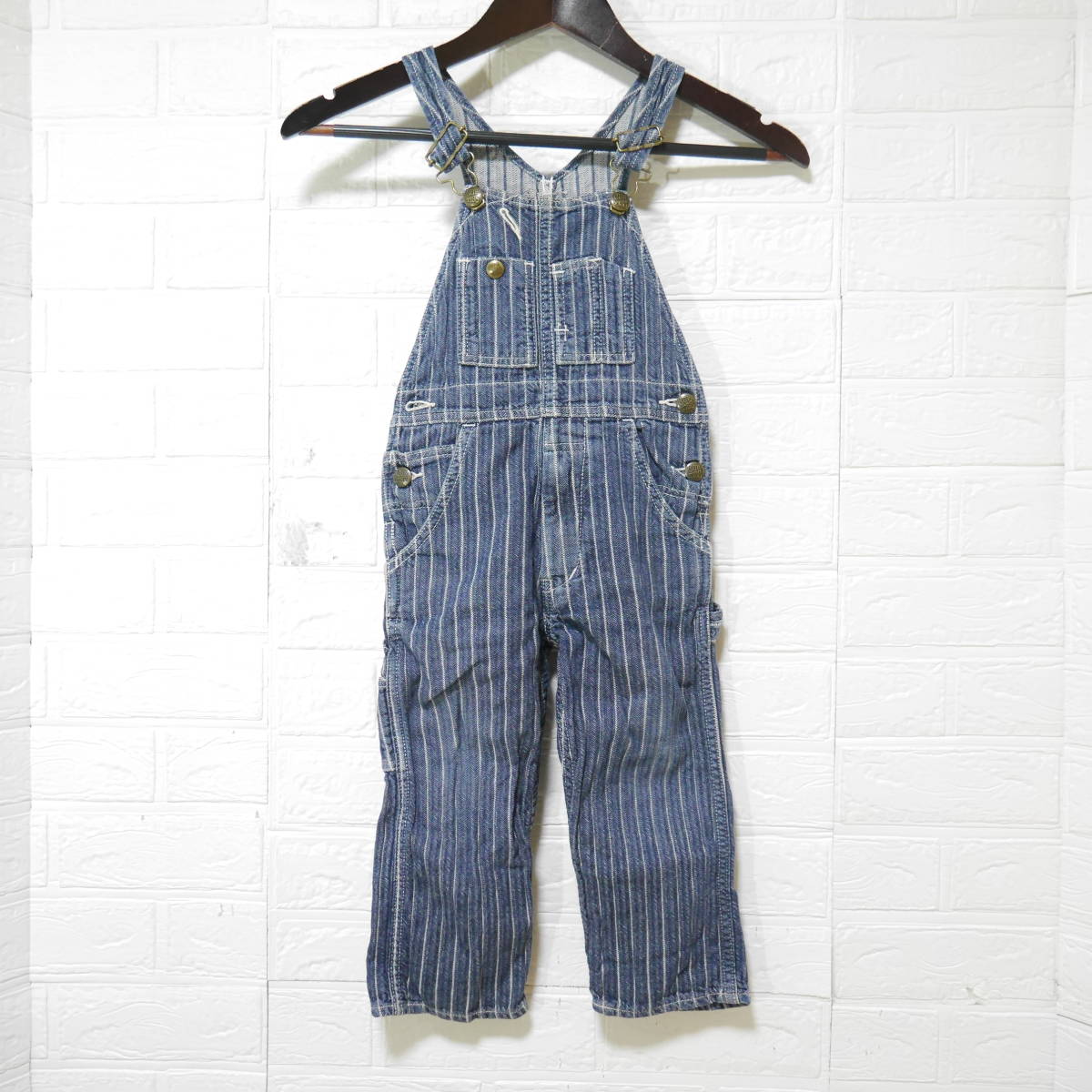 A667 ◇ CURCURTISS | オーバーオール 青 中古 サイズ2(90)拍卖