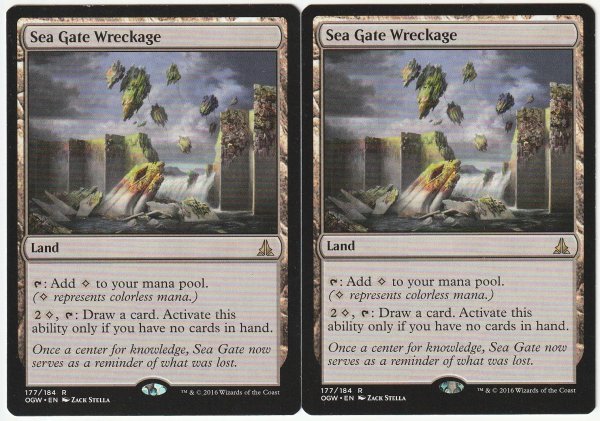 OGW 海門の残骸/Sea Gate Wreckage 英語2枚セット拍卖