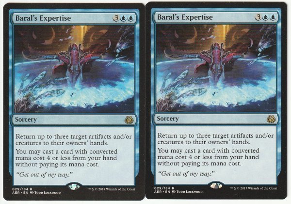 AFR バラルの巧技/Baral's Expertise 英語2枚セット拍卖
