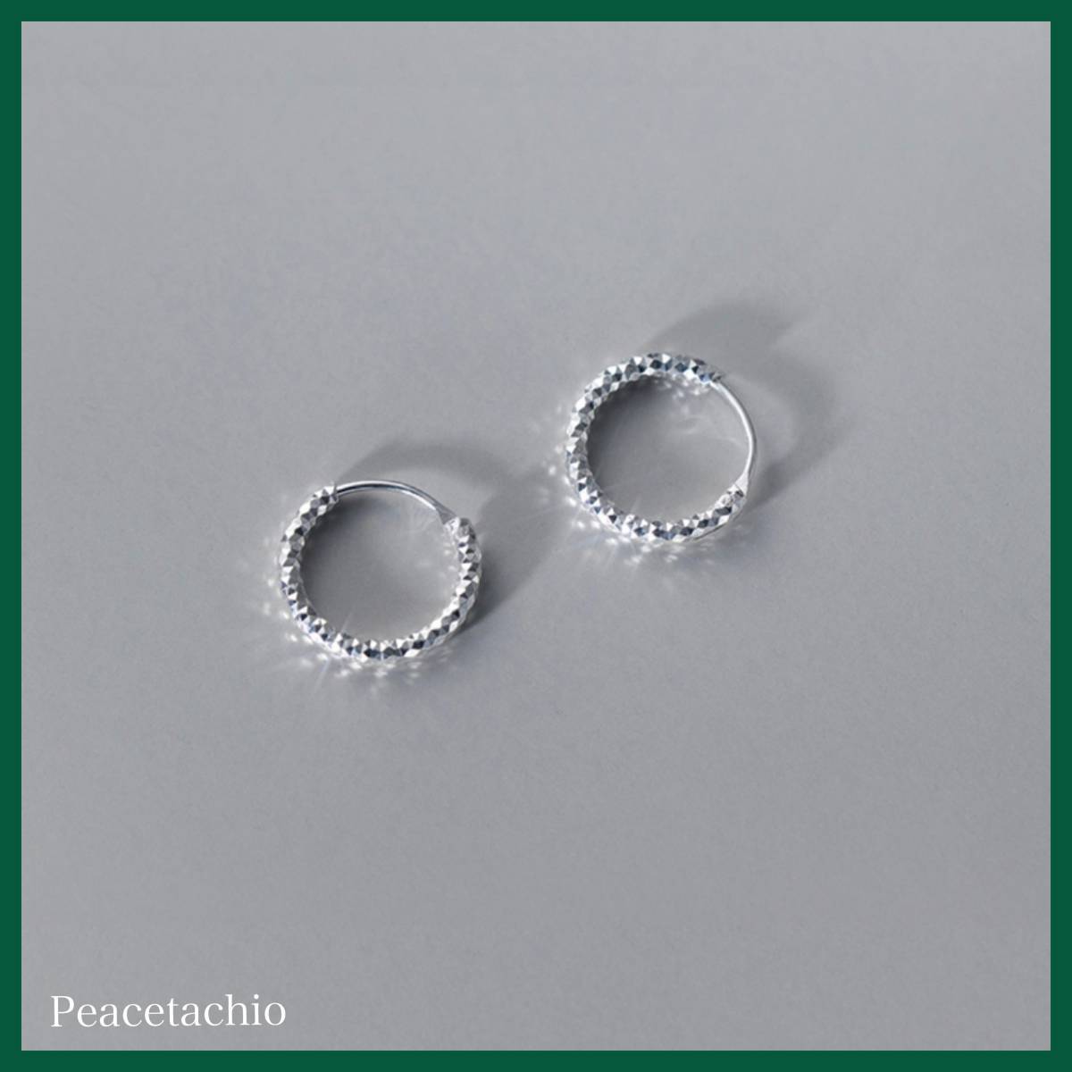 ピアス Silver925 シルバー リング 1.4cmアレルギー対応 プレゼント ギフト 収納ケース付拍卖