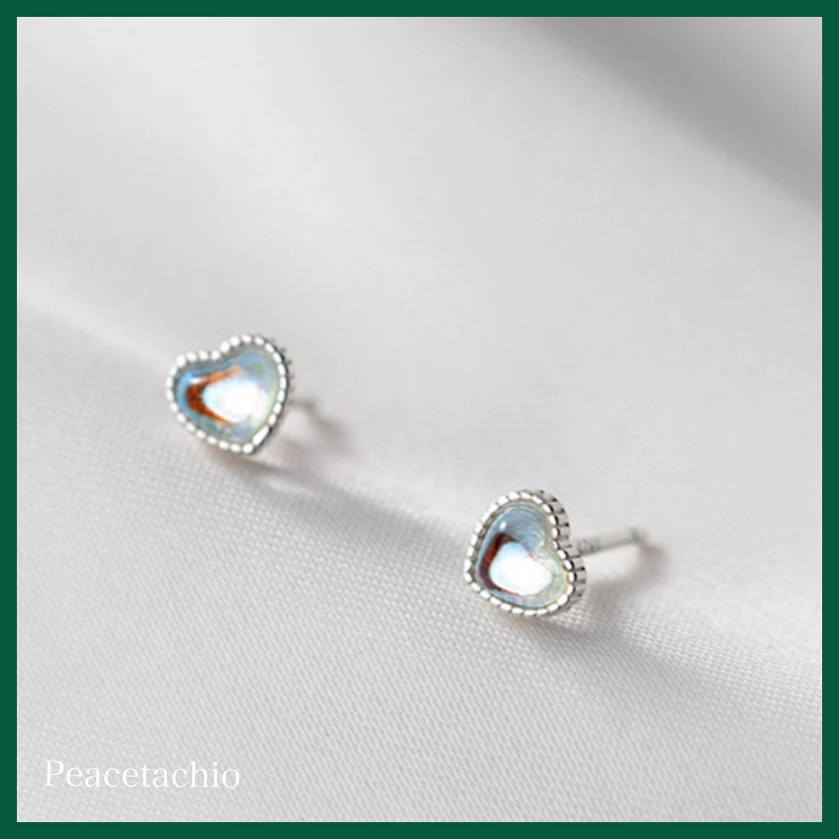 ピアス Silver925 シルバー クリア マルチカラー ハート ミニ アレルギー対応 プレゼント ギフト ケース付き拍卖