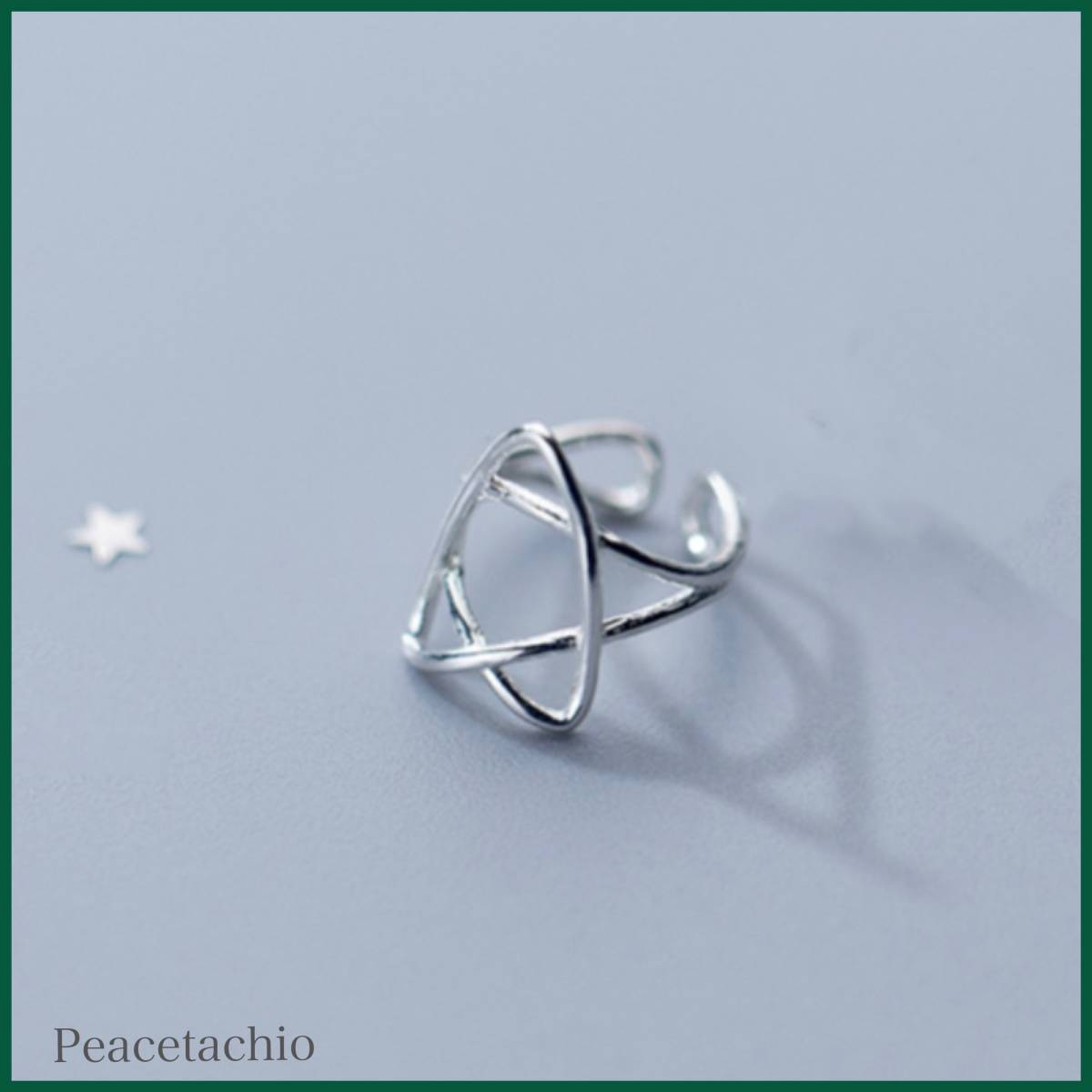 イヤカフ ノンホール Silver925 シルバー スター 星 アレルギー対応 プレゼント ギフト ケース付き拍卖