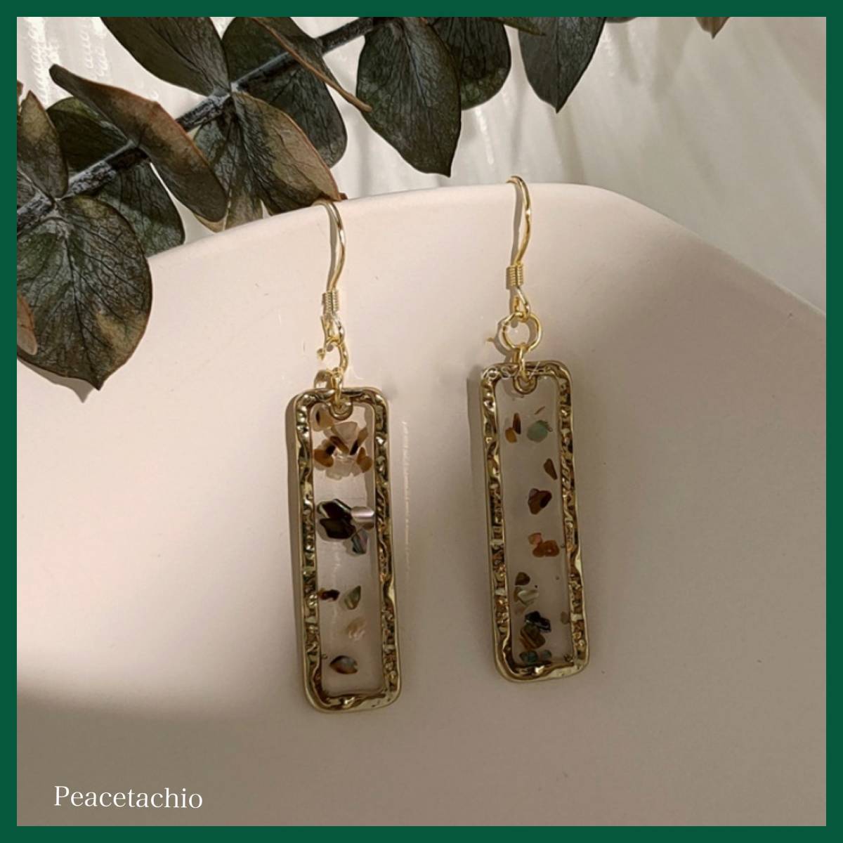 ピアス Silver925 シルバー クリア フック ブラック系 天然貝殻 揺れるアレルギー対応 プレゼント ギフト ケース付き拍卖