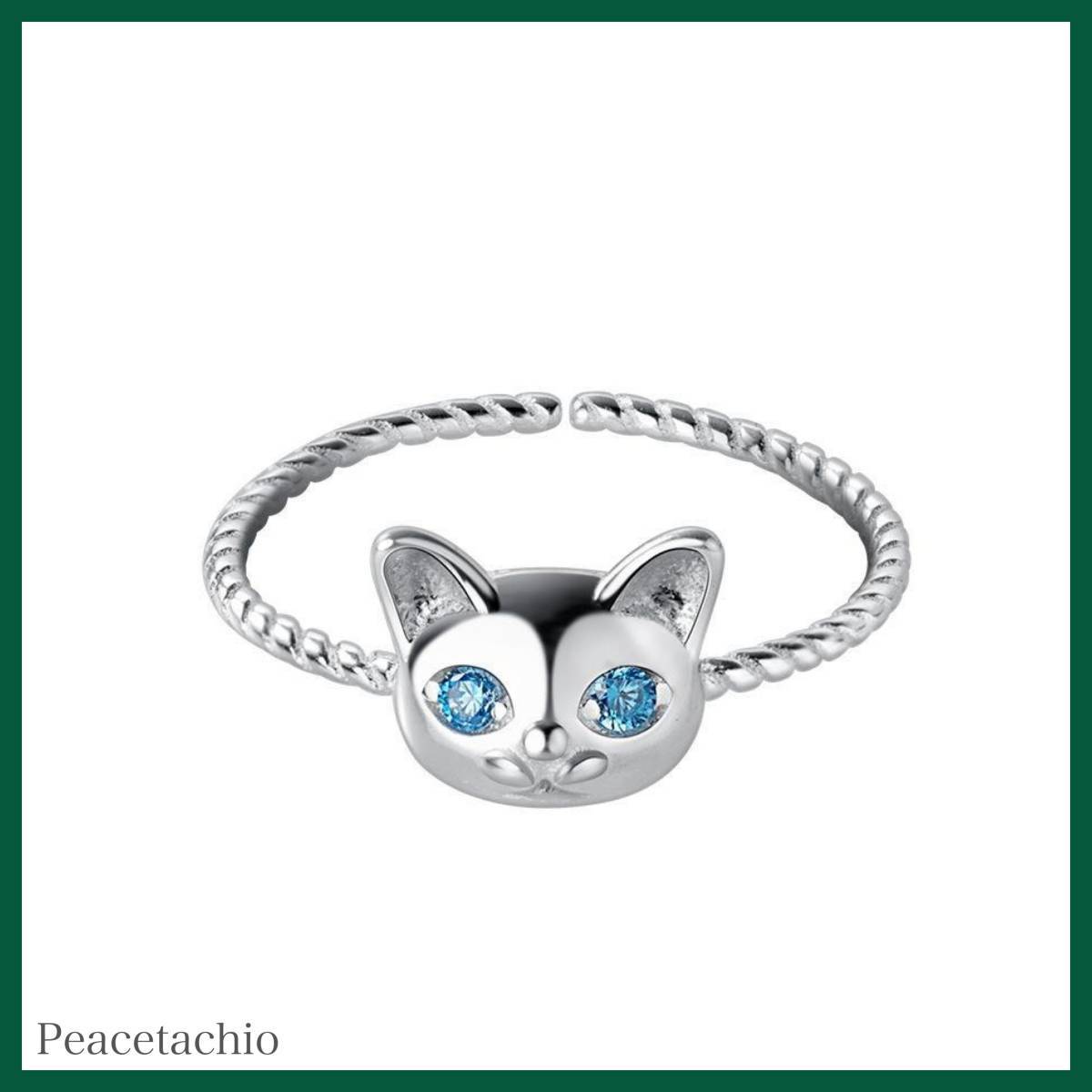 リング 指輪 Silver925 フリーサイズ ねこ ハロウィン アレルギー対応 プレゼント ギフト ケース付き拍卖