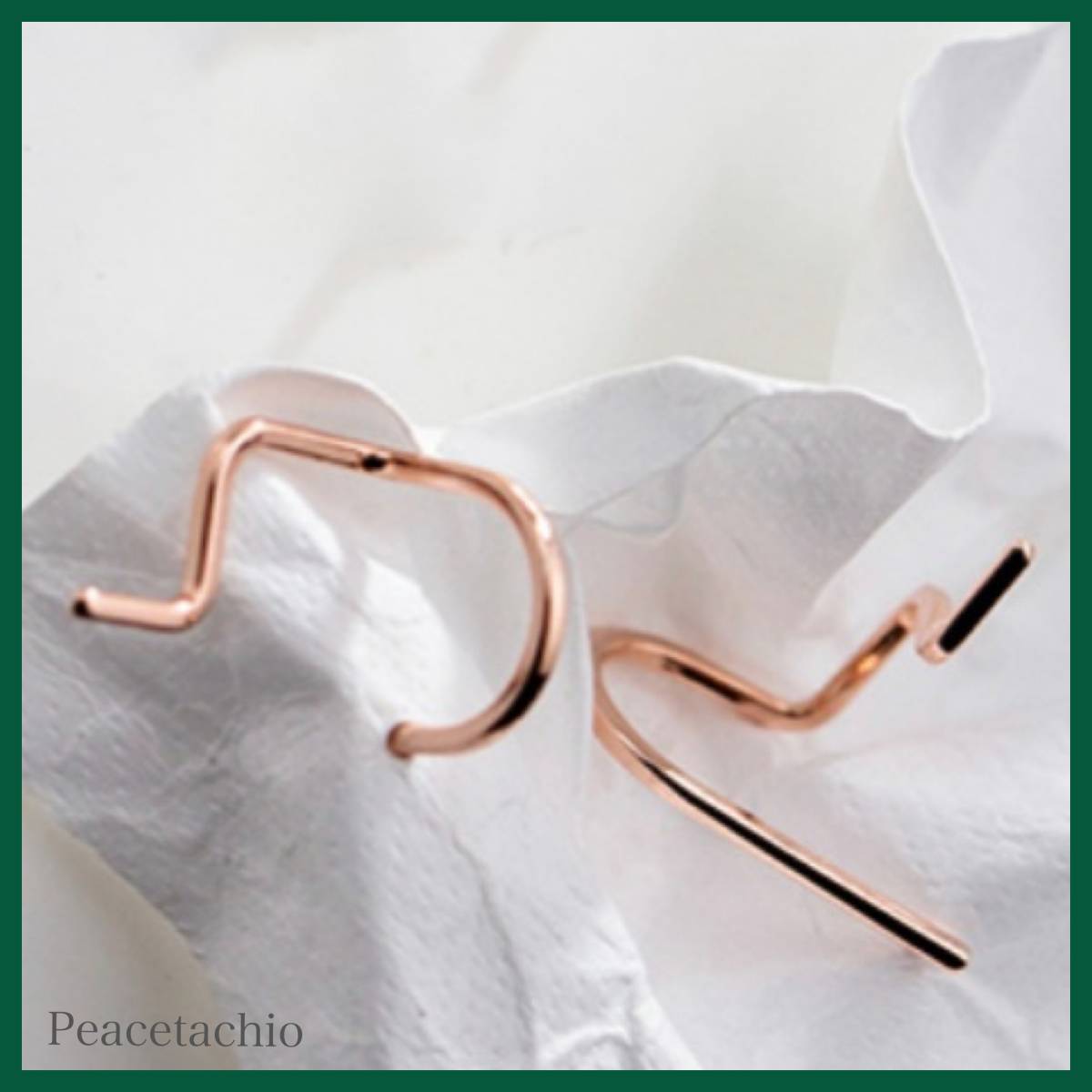 ピアス Silver925 シルバー ピンクゴールド アレルギー対応 幾何学フック シンプル プレゼント プチギフト 贈り物 収納ケース付拍卖