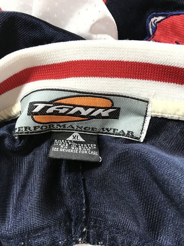 激レア・TANK ATLANTA アメフト フットボールジャージ 白×紺 XLサイズ 希少モデル拍卖