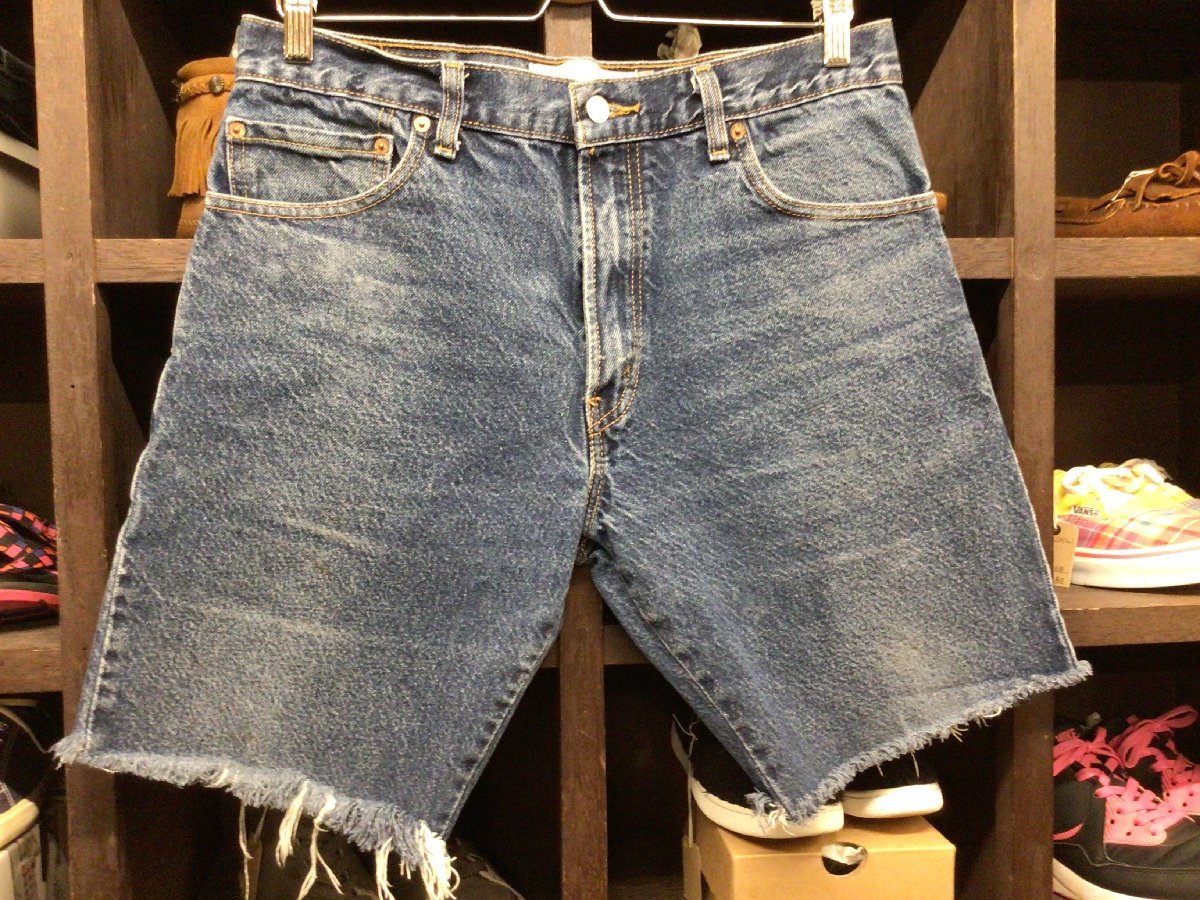 LEVI’S #517 CUT OFF DENIM PANTS SIZE 33 リーバイス カット オフ デニム パンツ ショーツ 短パン拍卖