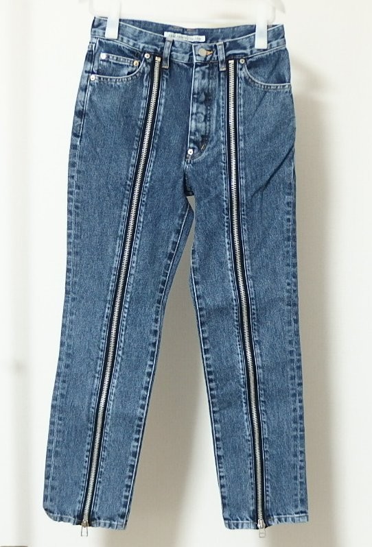 23SS JOHN LAWRENCE SULLIVAN ジョンローレンスサリバン JLS-02-20 WASHED DENIM ZIPPED ウォッシュ デニム ジップ 44 INDIGO拍卖