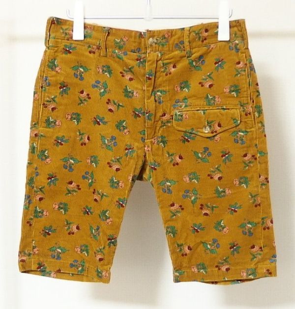 Engineered Garments エンジニアードガーメンツ 限定 Ghurka Short グルカ ショーツ ショート パンツ 32 コーデュロイ 総柄拍卖