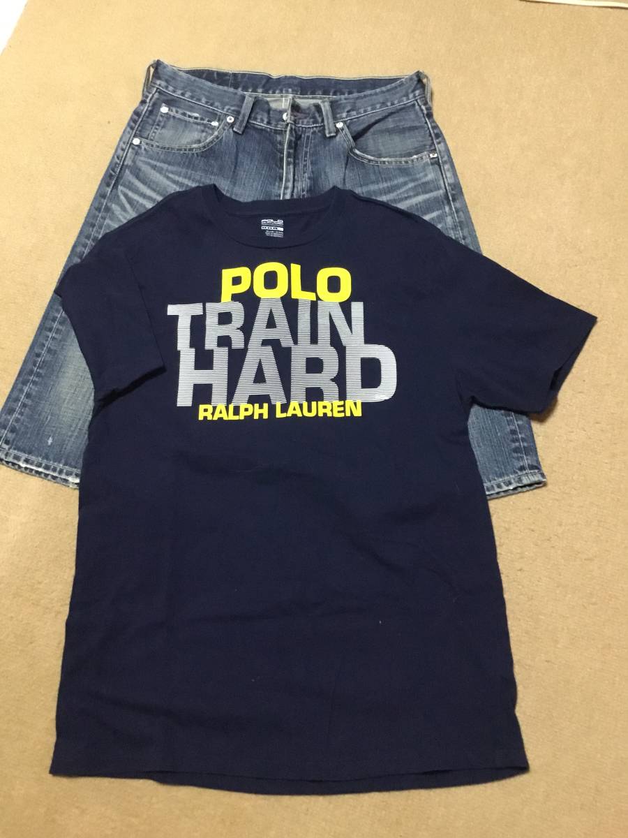 TシャツxLポロ 半パンw30リーバイス セット拍卖