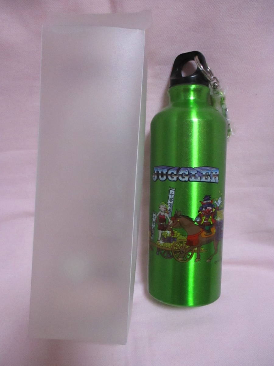 ● ジャグラー アルミ缶ボトル 新品 即決 水筒 カラビナ付 千客万来 GOGO! CHANCE ●拍卖
