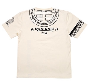 カミナリ雷/ショウワソウル/Tシャツ/白/XXL/kmt-179/エフ商会/テッドマン/カミナリモータース拍卖