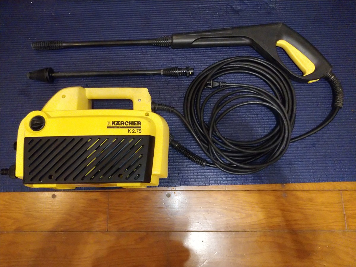 【中古 品】KARCHER/ケルヒャー/家庭用高圧洗浄機K2.75(50/60Hz共用)275/生産終了品!!拍卖