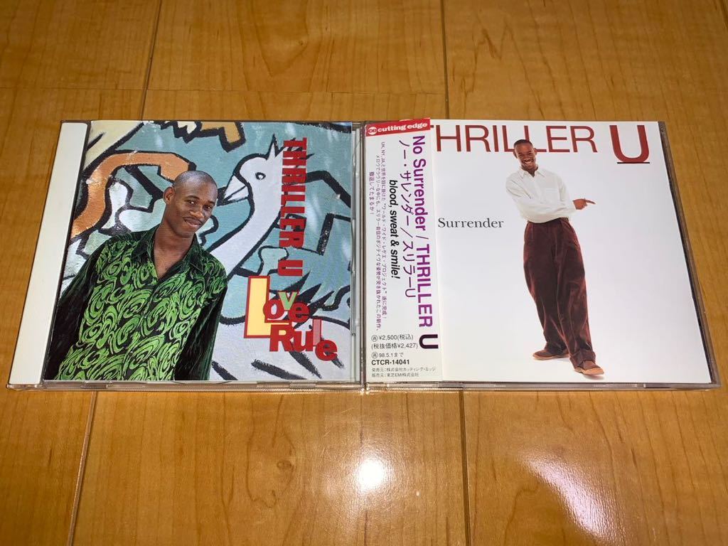 【即決送料込み】Thriller U アルバム2枚セット / スリラーU / Love Rule / No Surrender 国内盤CD拍卖