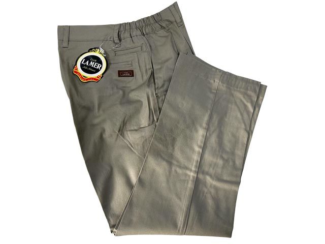 40627-2-b851■ウエスト66-70cm 股下65cm■チノパンツ■CLUB LAMER/クラブ・ラメール 脇シャーリング ストレッチ 拍卖