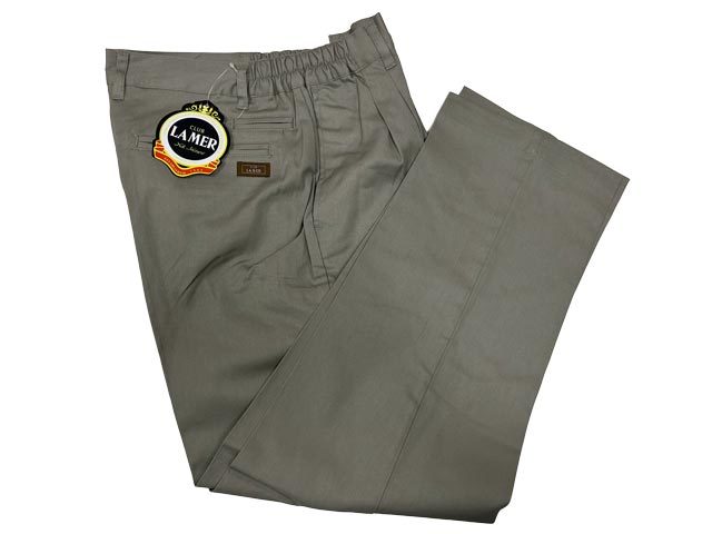 40627-2-b139-2■ウエスト74-80cm 股下72cm■ベージュ系■チノパンツ■CLUB LAMER/クラブ・ラメール 脇シャーリング ストレッチ 拍卖