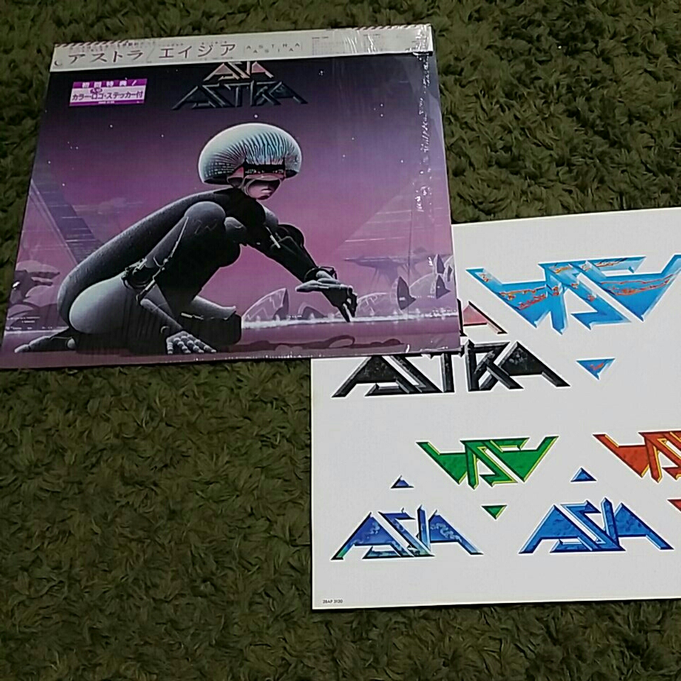 送料込み【ステッカーつき】LP エイジア アストラ ASIA ASTRA拍卖