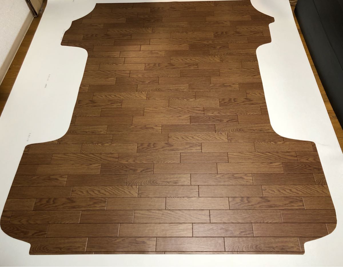 新品未使用 ハイエース 200系 スーパーGL ナロー用 防水リアラゲッジマット 1型~現行8型 両側電動スライドドア対応♪茶木目柄 おまけ付♪拍卖