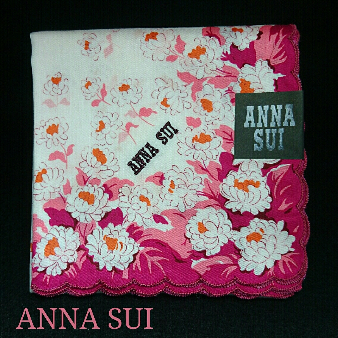【未使用新品】 ANNA SUI アナスイ ハンカチ 38 8189拍卖