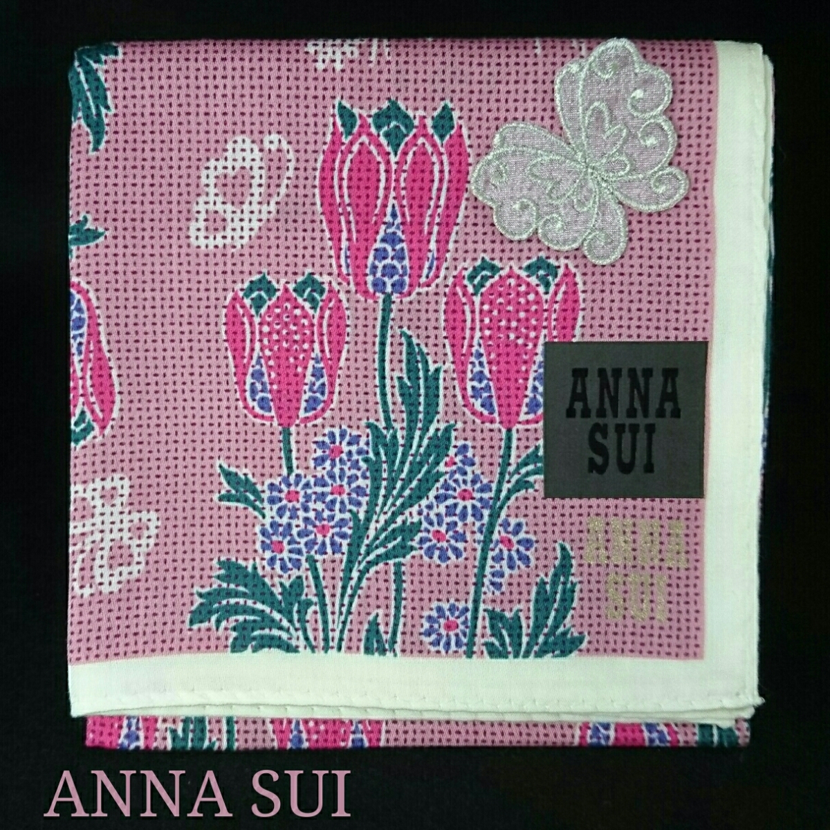【未使用新品】 ANNA SUI アナスイ ハンカチ 35 8186拍卖