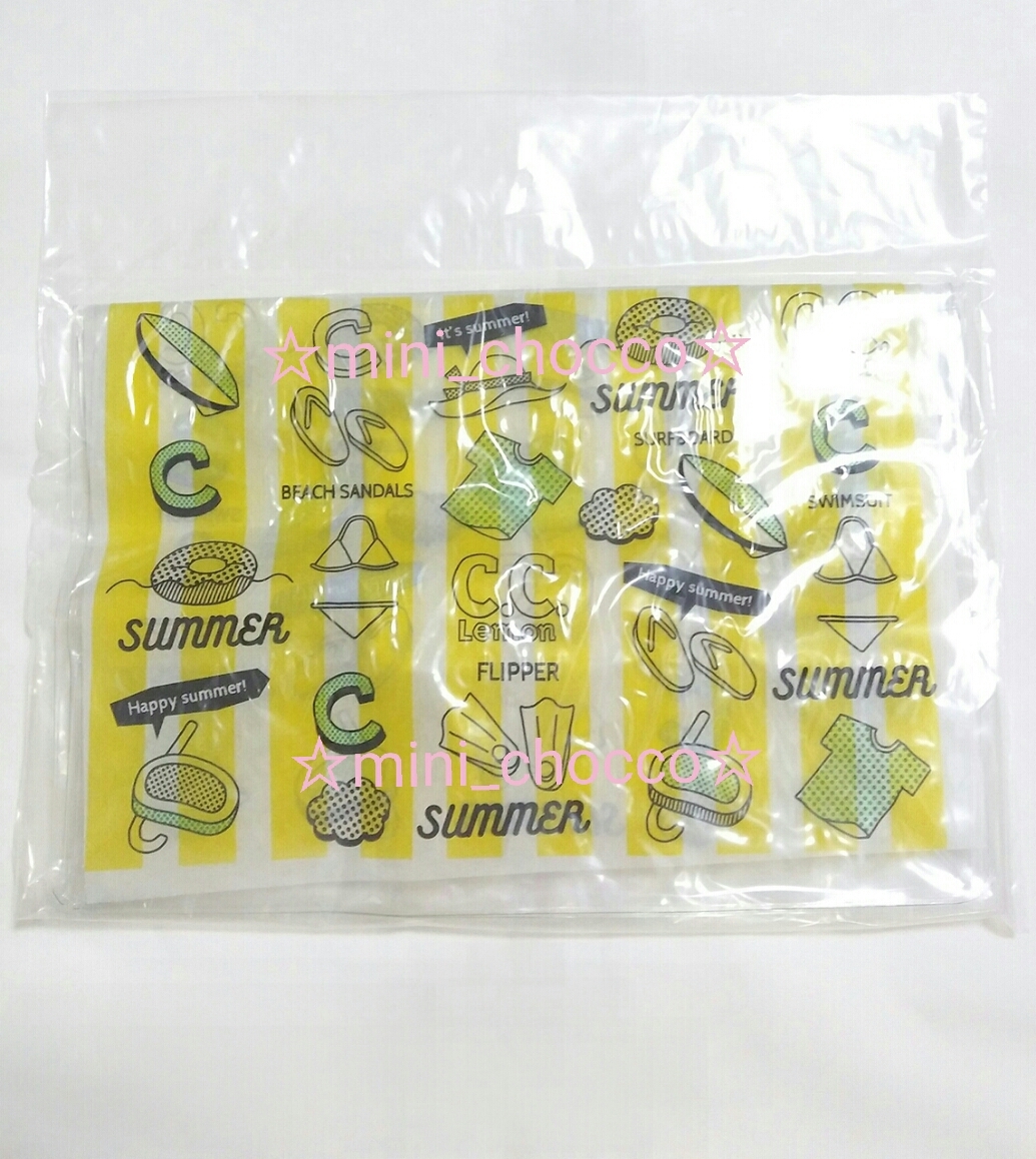 ☆新品未開封☆CCレモン 可愛いクリアバッグ♪送料180円or230円 ビニール サマーバッグ 非売品 イトーヨーカドーオリジナル ポーチ ケース 拍卖