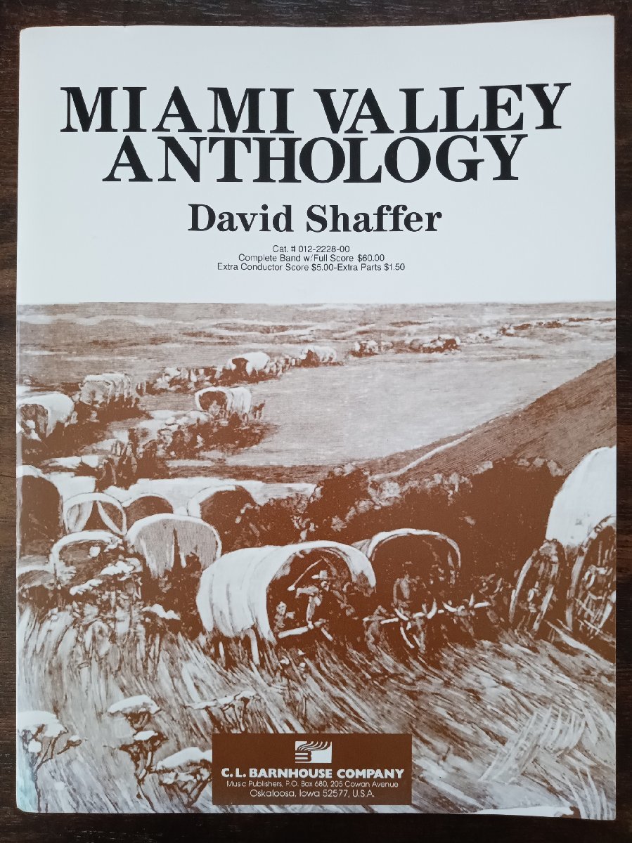 送料無料 吹奏楽楽譜 デイヴィッド・シェーファー:マイアミ谷の詩 試聴&スコア閲覧可 スコア・パート譜セット シェイファー拍卖