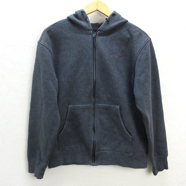 y■コロンビア/COLUMBIA ジフォールバックフーディー/ジップパーカ■灰【メンズM】MENS/159【中古】拍卖