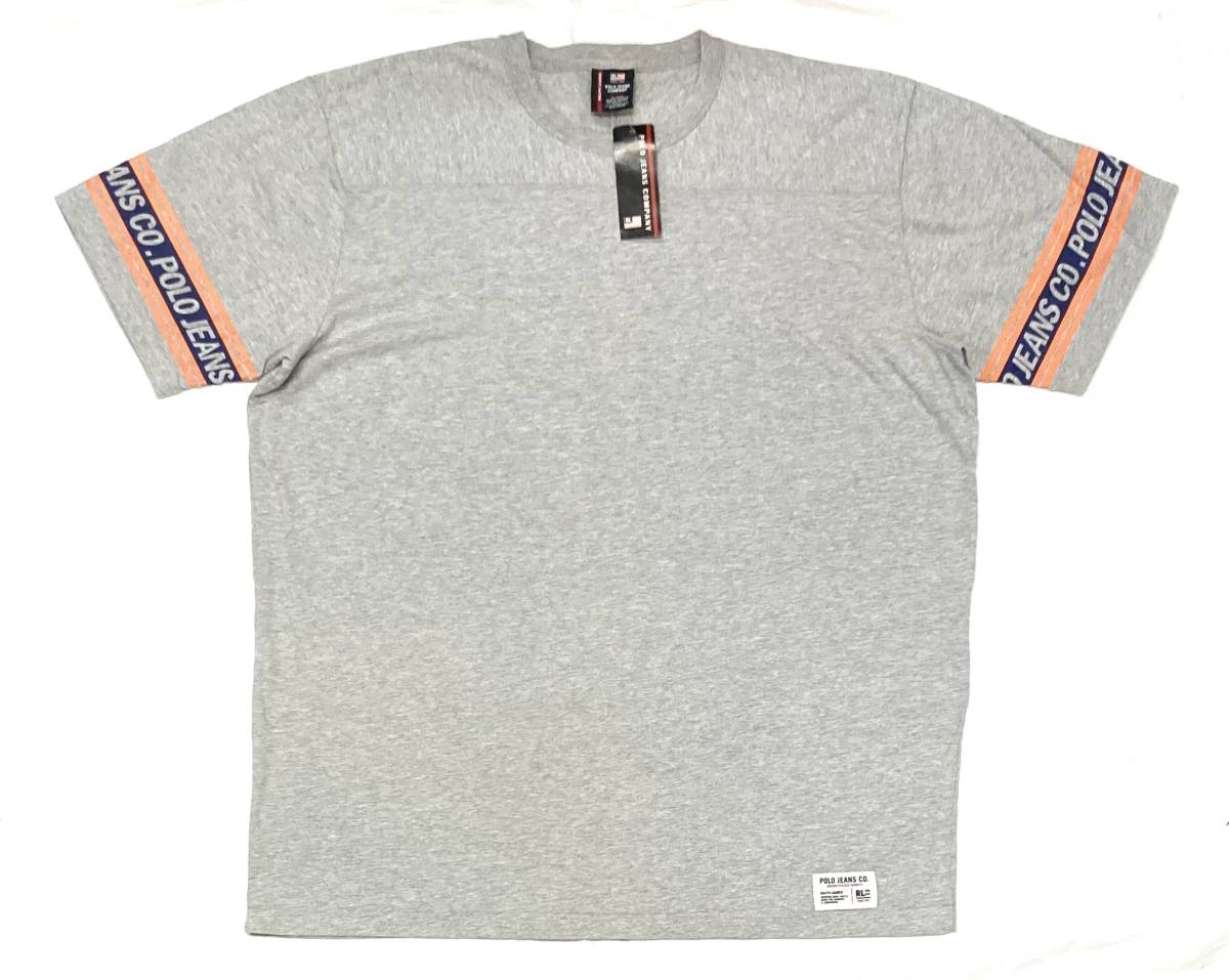 希少 デッド 2000年製 POLO JEANS フットボールT XL Tシャツ ラルフローレン Y2K拍卖