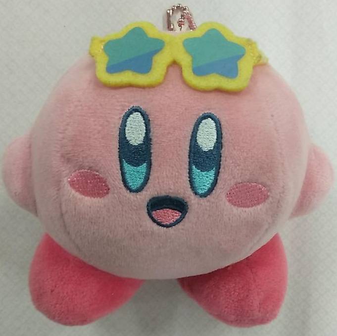 星のカービィプププバカンスマスコット 約13cm【ぬいぐるみ キーホルダー ストラップ チャーム サングラス キャラとる エスケイジャパン】拍卖