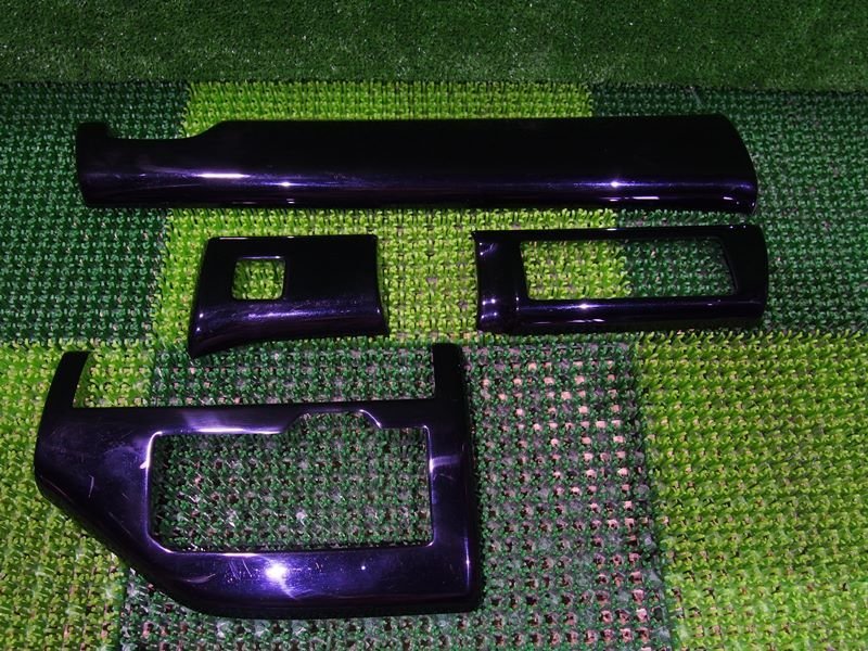 『psi』 RK1 RK2 RK3 RK4 RK5 RK6 RK7 ステップワゴン 純正オプション ピアノブラックダッシュボードパネル4点セット インテリアパネル拍卖