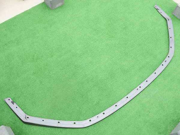 ☆微傷,送料安,グレー★リーフZE1フロントアンダースポイラー★純正,バンパー,エアロ,スカート,リップ,灰★Re:P拍卖