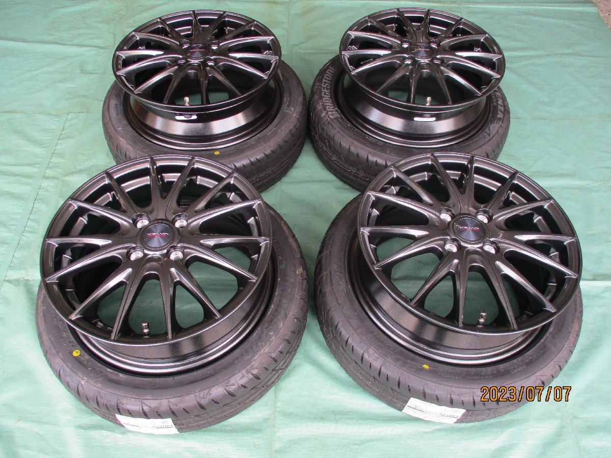 新品 WEDS VELVA SPORTⅡ&ブリヂストン RE004 165/55-15 日産・NV100クリッパーリオ、デイズ、ルークス 4本セット拍卖