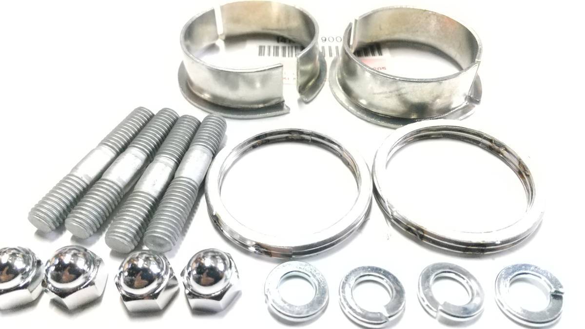 ■送料込み■ GS400 GS400E マフラー ガスケット スタットボルト ワリカラー セット スズキ エンジン フランジ シリンダーヘッド拍卖