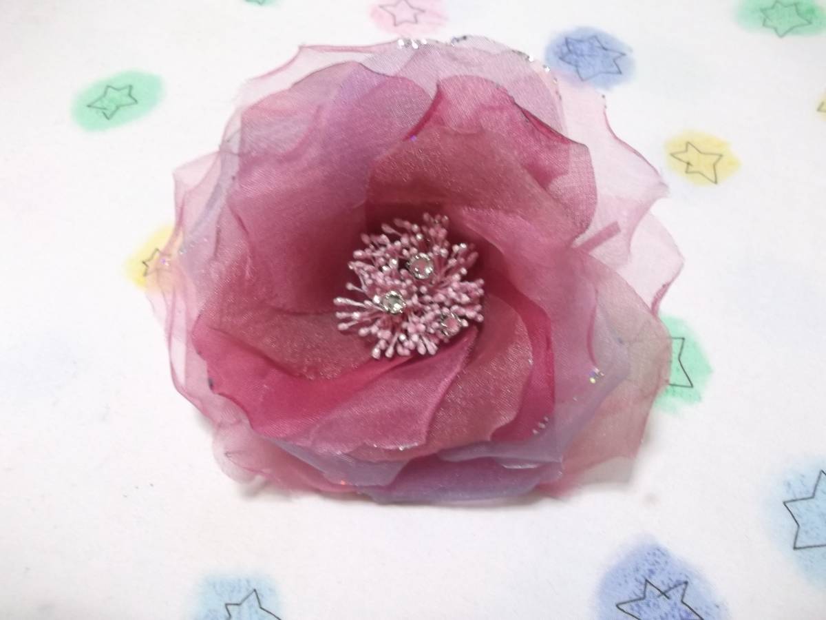 定形外OK 百貨店商品 コサージュ 直径11cm 赤? 6000円 061拍卖