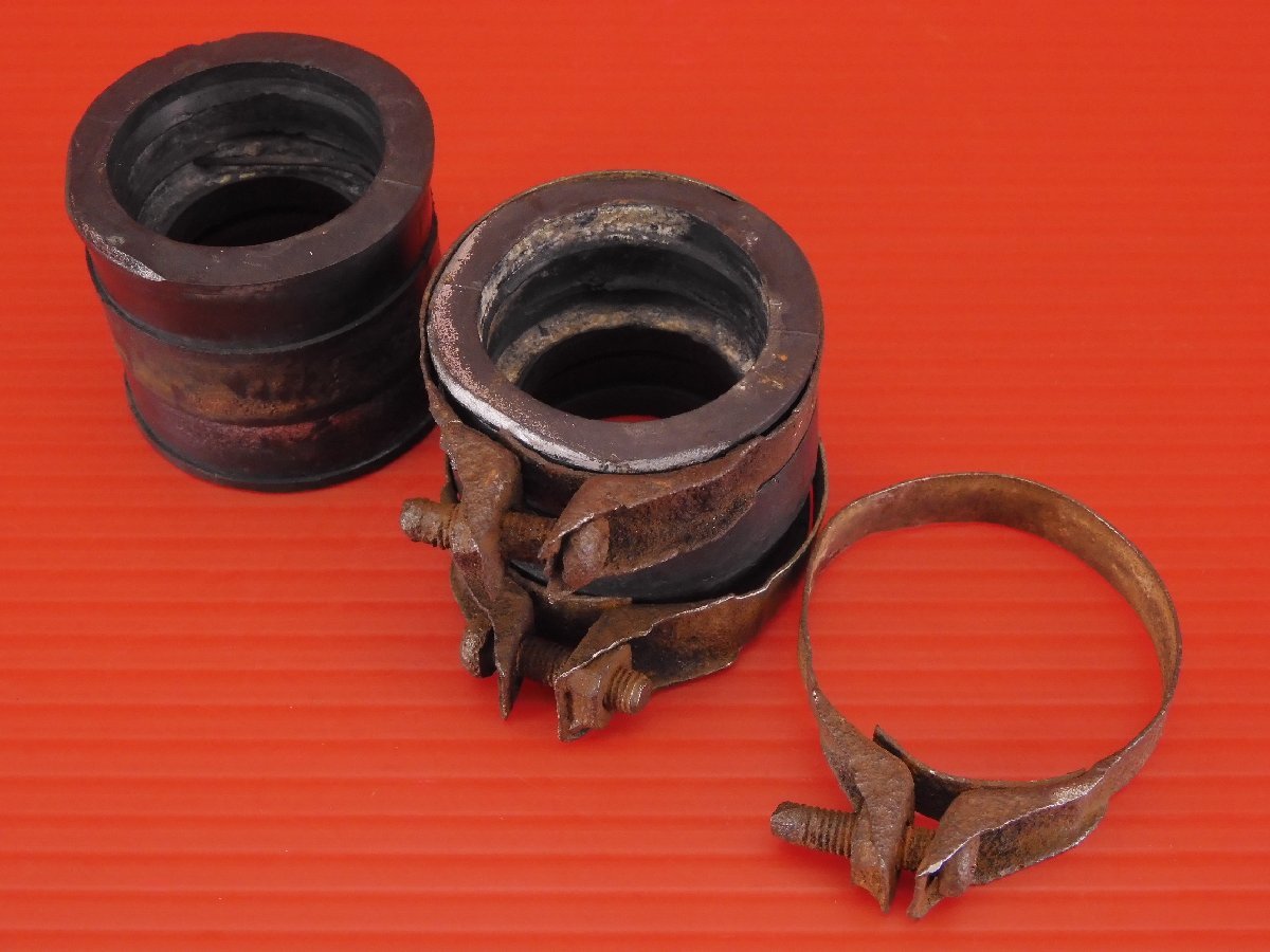 0【評価B】 ドリーム CB500 Four フォア K1 当時物 純正 インシュレーター インマニ 2個 セット拍卖