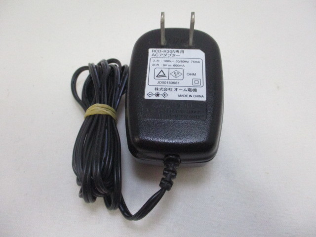 AD32691★オーム電機★ACアダプター★RCD-R30N専用★保証付!即決!拍卖
