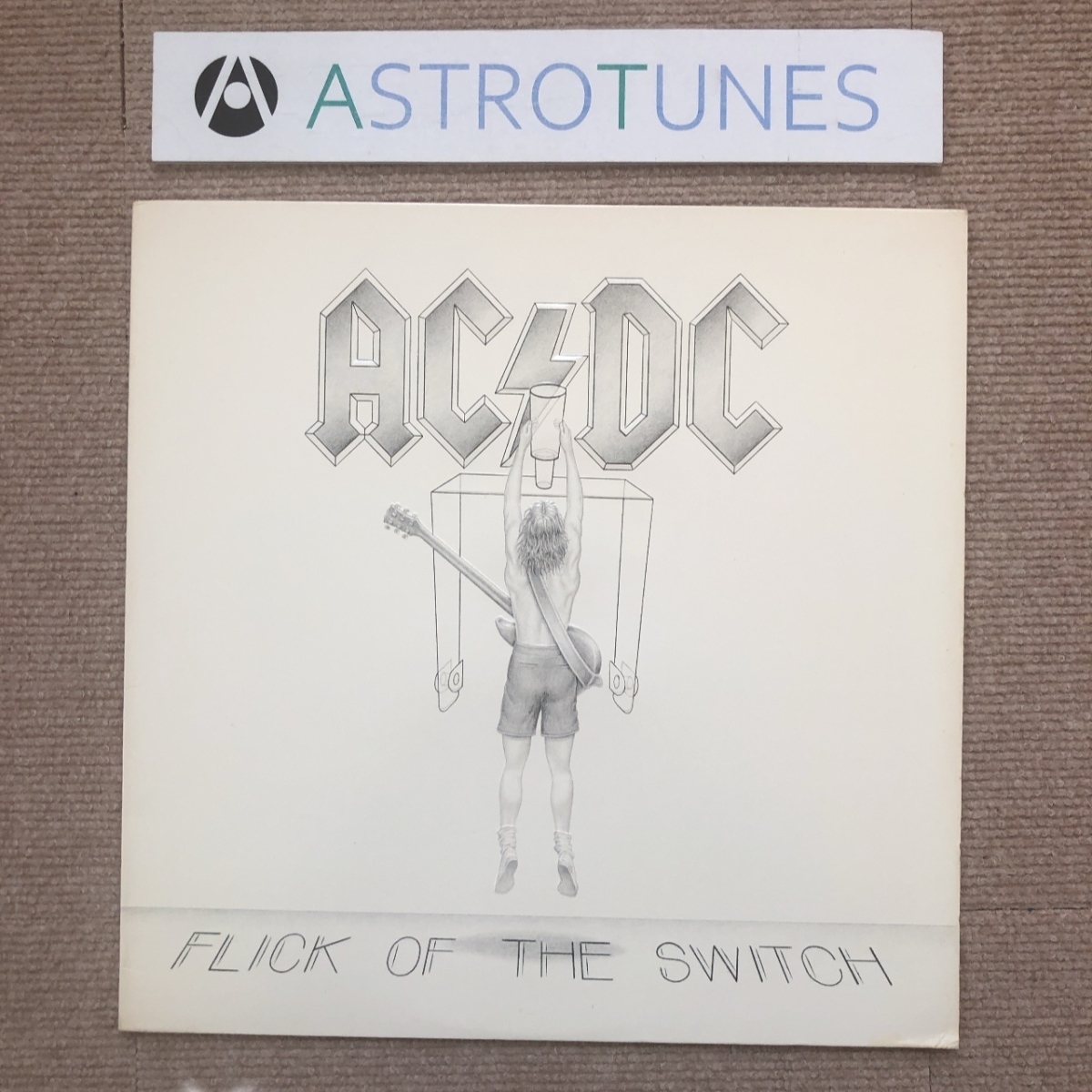 美盤 1983年 米国盤 AC/DC LPレコード フリック・オブ・ザ・スイッチ Flick Of The Switch Hard rock アンガス・ヤング拍卖