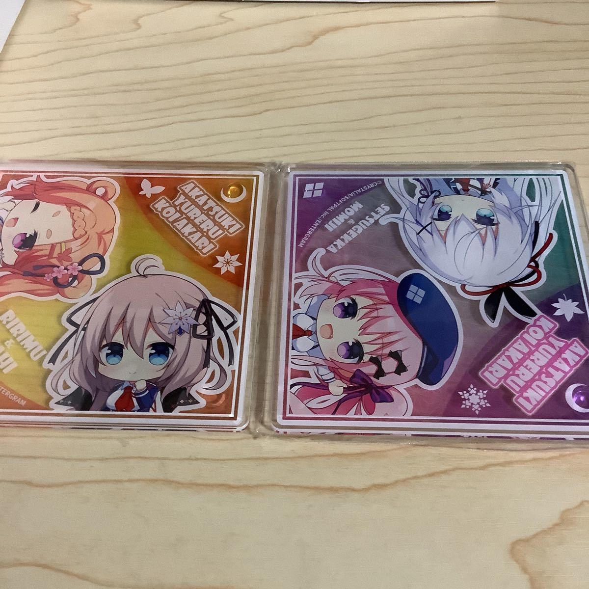 switch 紅月ゆれる恋あかり 限定版特典 SDキャラコースター 新品未開封拍卖