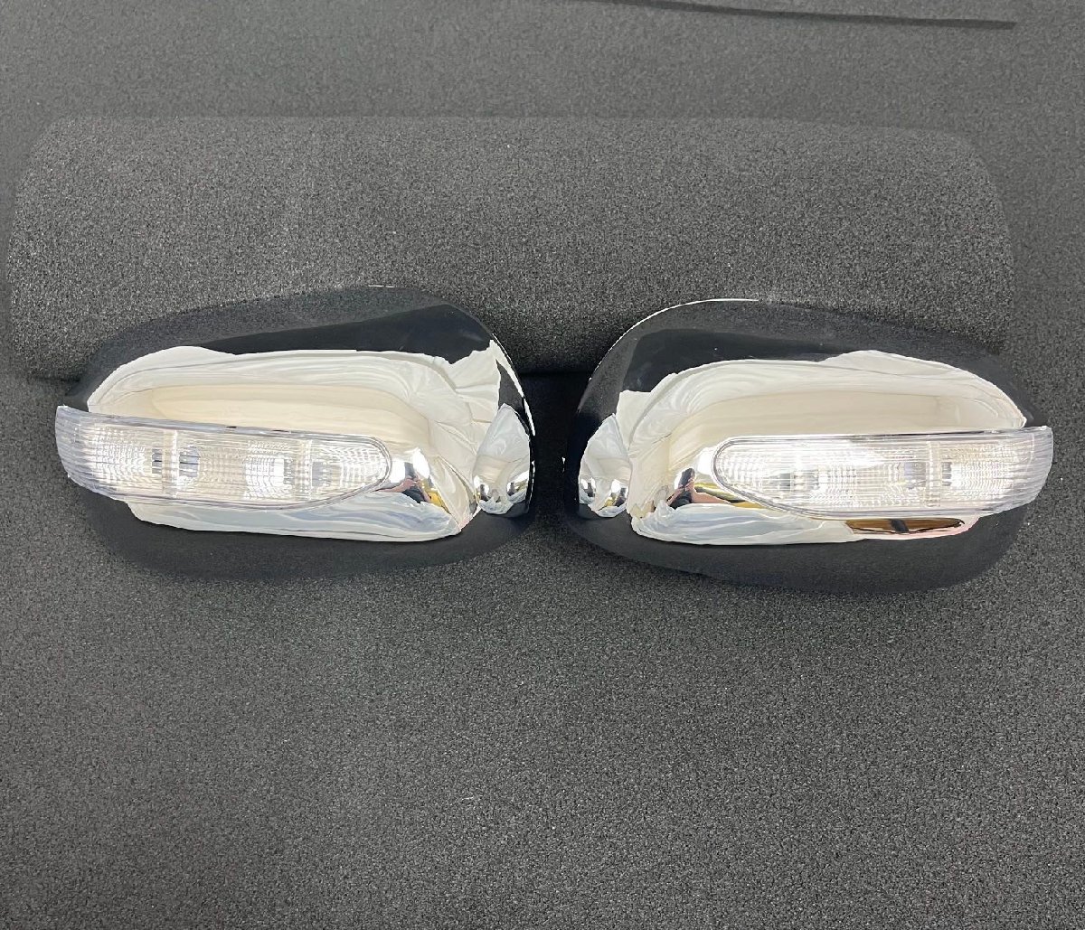 鏡面仕上げ♪ メッキ LED ドアミラー カバー ヴェロッサ GX110 GX115 JZX110 20 25 V25 VR25 FOUR Gパッケージ ガーニッシュ拍卖