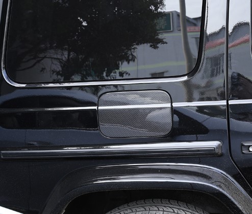 高品質♪♪ ベンツ リアル カーボン タンク カバー W463 W463a W464 G350d G400d G550 G63 Gクラス ドライカーボン 給油口拍卖
