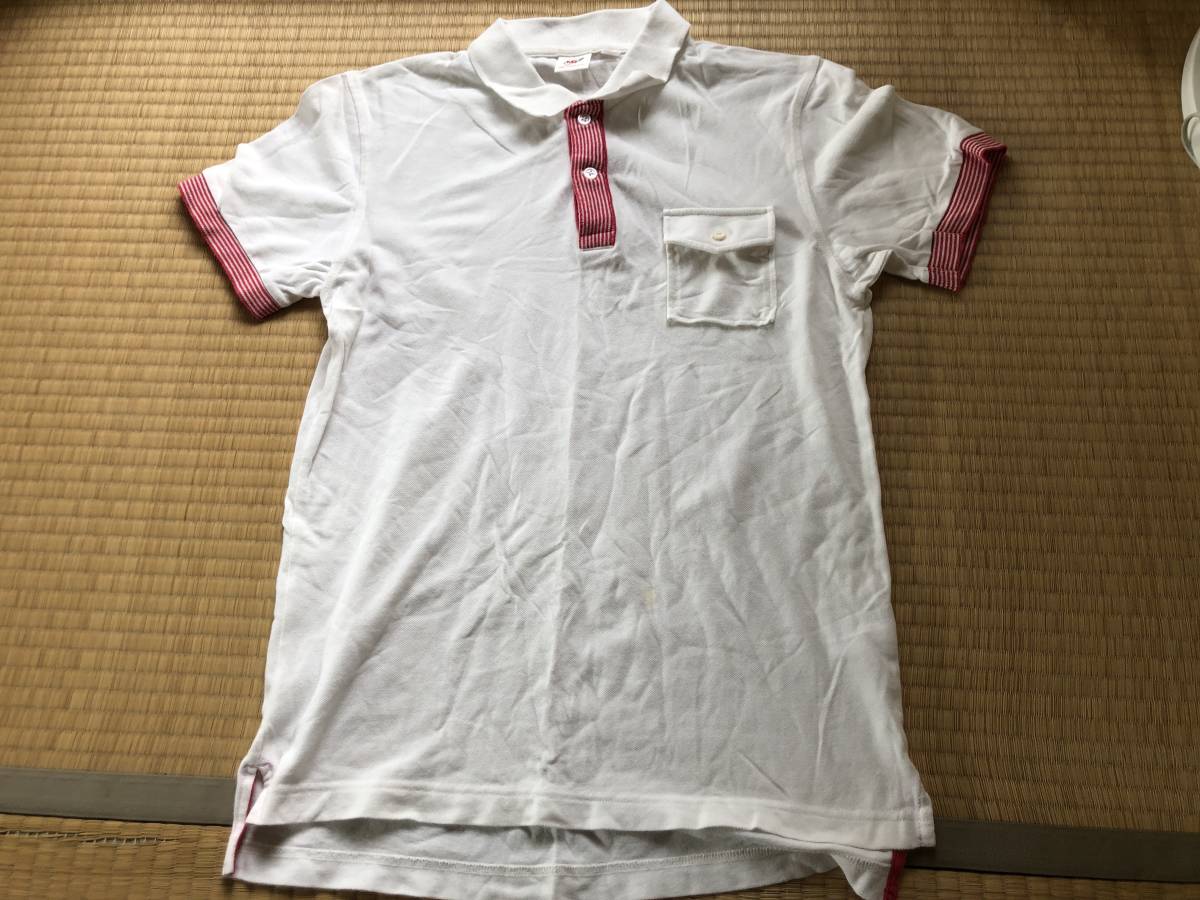 ユニクロ MB 白いポロシャツ サイズL拍卖