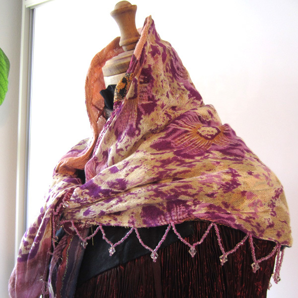 美品 KASTANE リバーシブル 三角ストール パッチワーク 拍卖