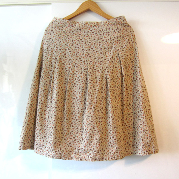 美品 アトリエサブ SAB STREET 膝丈フレアスカート 裏地着脱可 拍卖