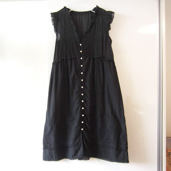 美品 Re.C ロングワンピース 黒拍卖