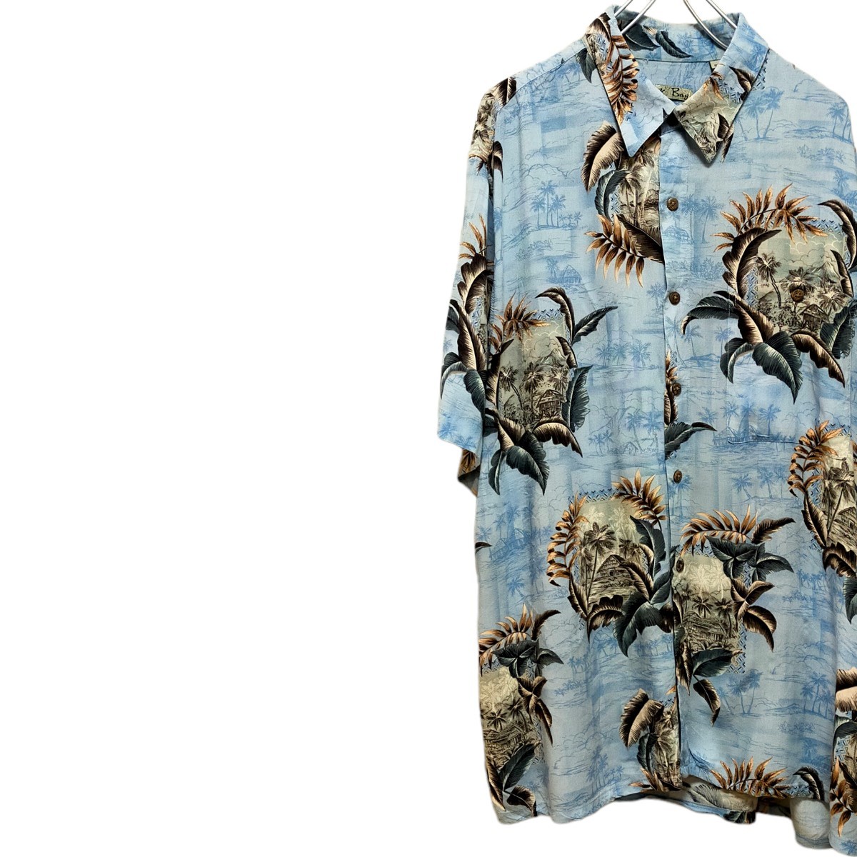 古着 batik bay 半袖シャツ アロハシャツ 総柄 ヴィンテージ 90s拍卖