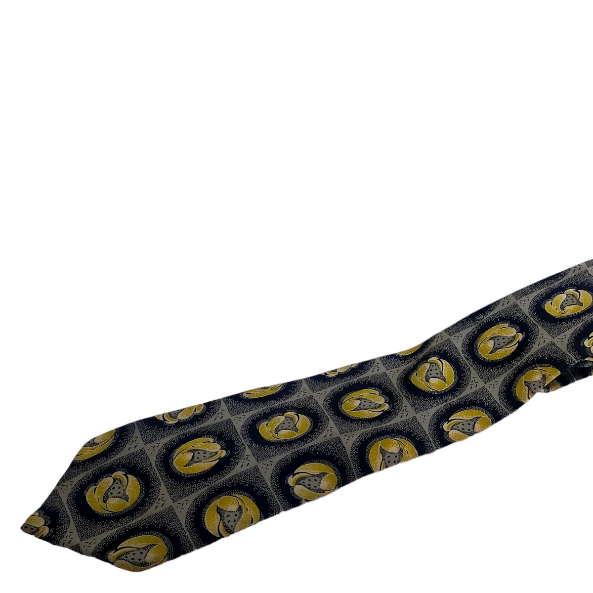 古着 ジョルジオアルマーニ ネクタイ 総柄 ヴィンテージ イタリア製拍卖