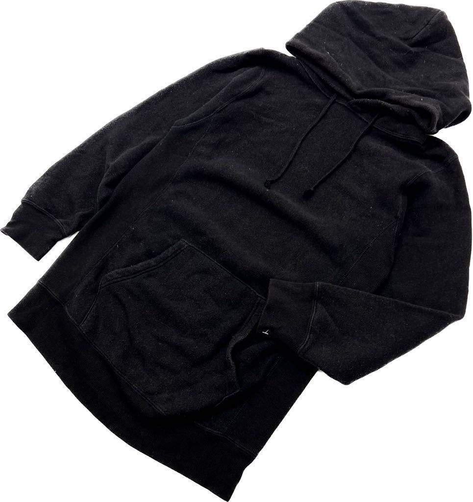 Champion ☆ ヘビロテ◎ リバースウィーブ スウェット パーカー ブラック M アメカジ ストリート スポーツ 古着MIX チャンピオン■BA226拍卖