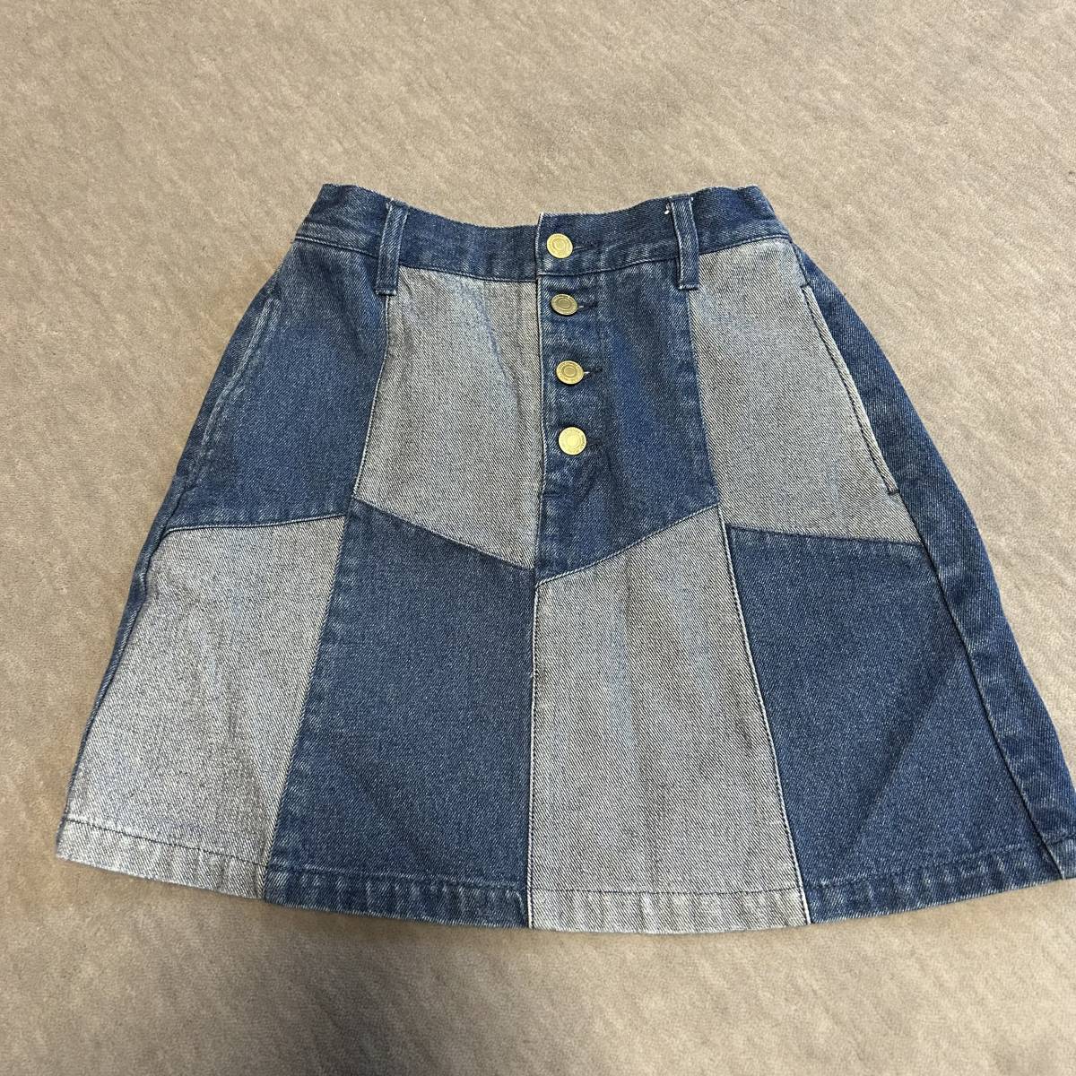 に★ ブラウニースタンダード/BROWNY デニムスカート/F拍卖