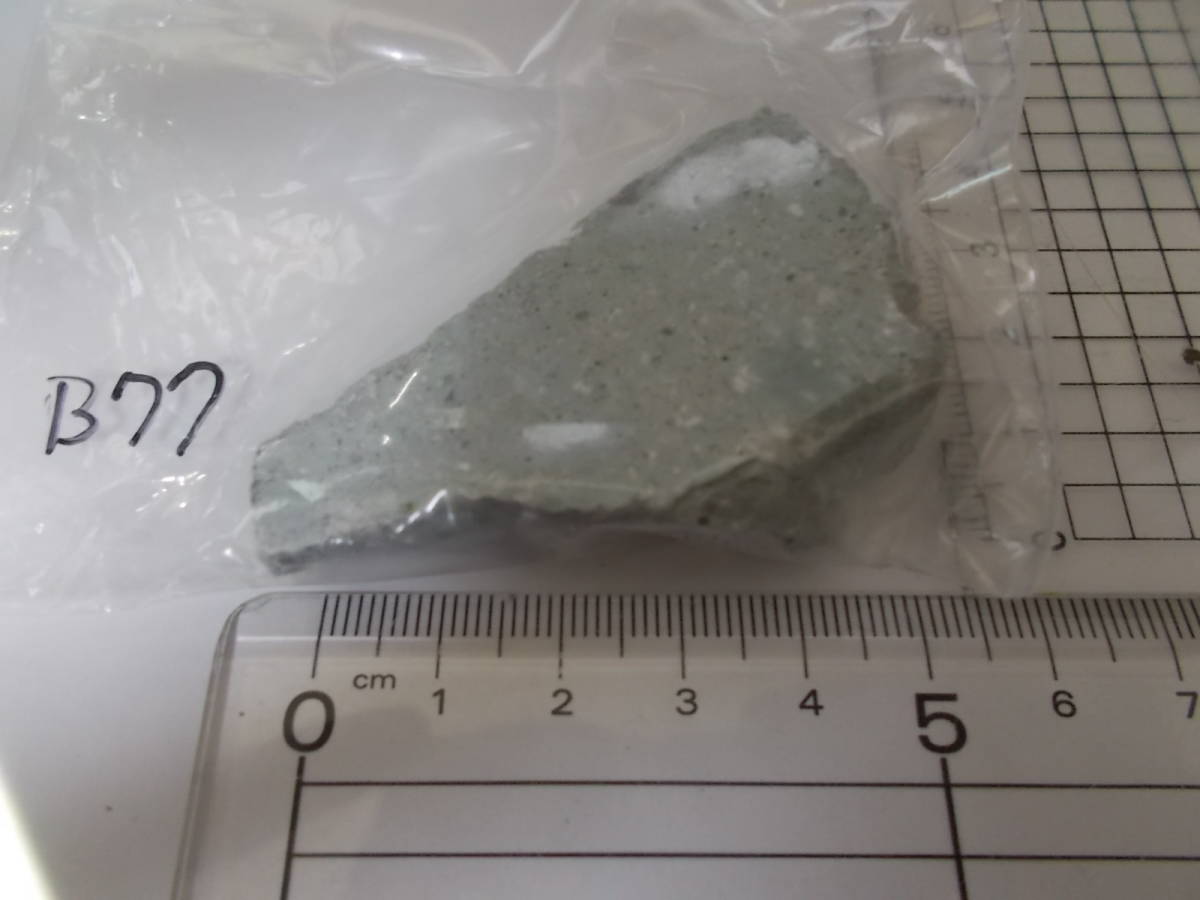 笏谷石(しゃくだにいし)B77★福井県足羽山産★岩石標本★デイサイト軽石火山礫凝灰岩★越前青石拍卖