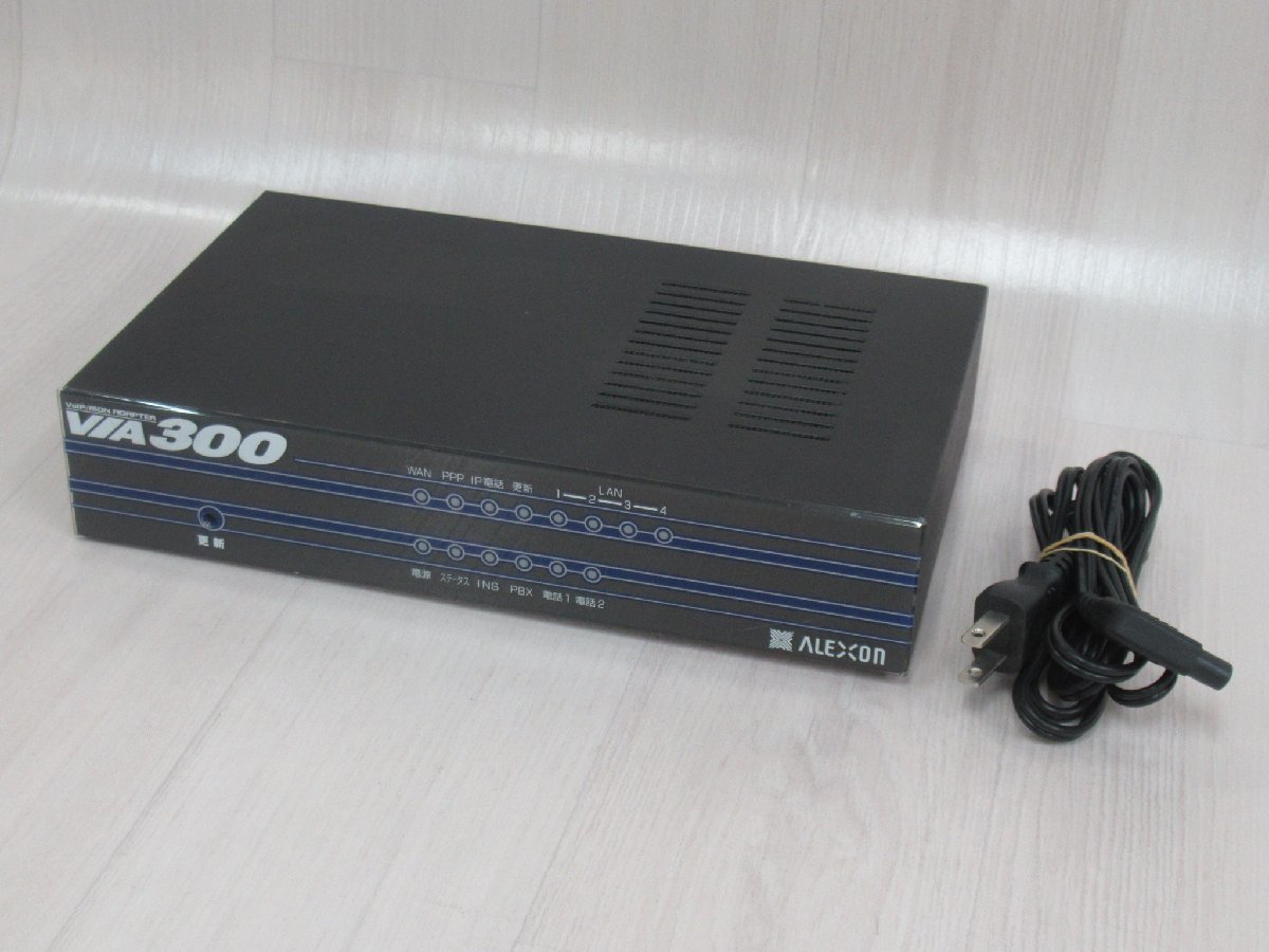 ▲Ω ZZH 13766# 保証有 ALEXON【 VIA300 】アレクソン VoIP/ISDNアダプター 領収書発行可拍卖
